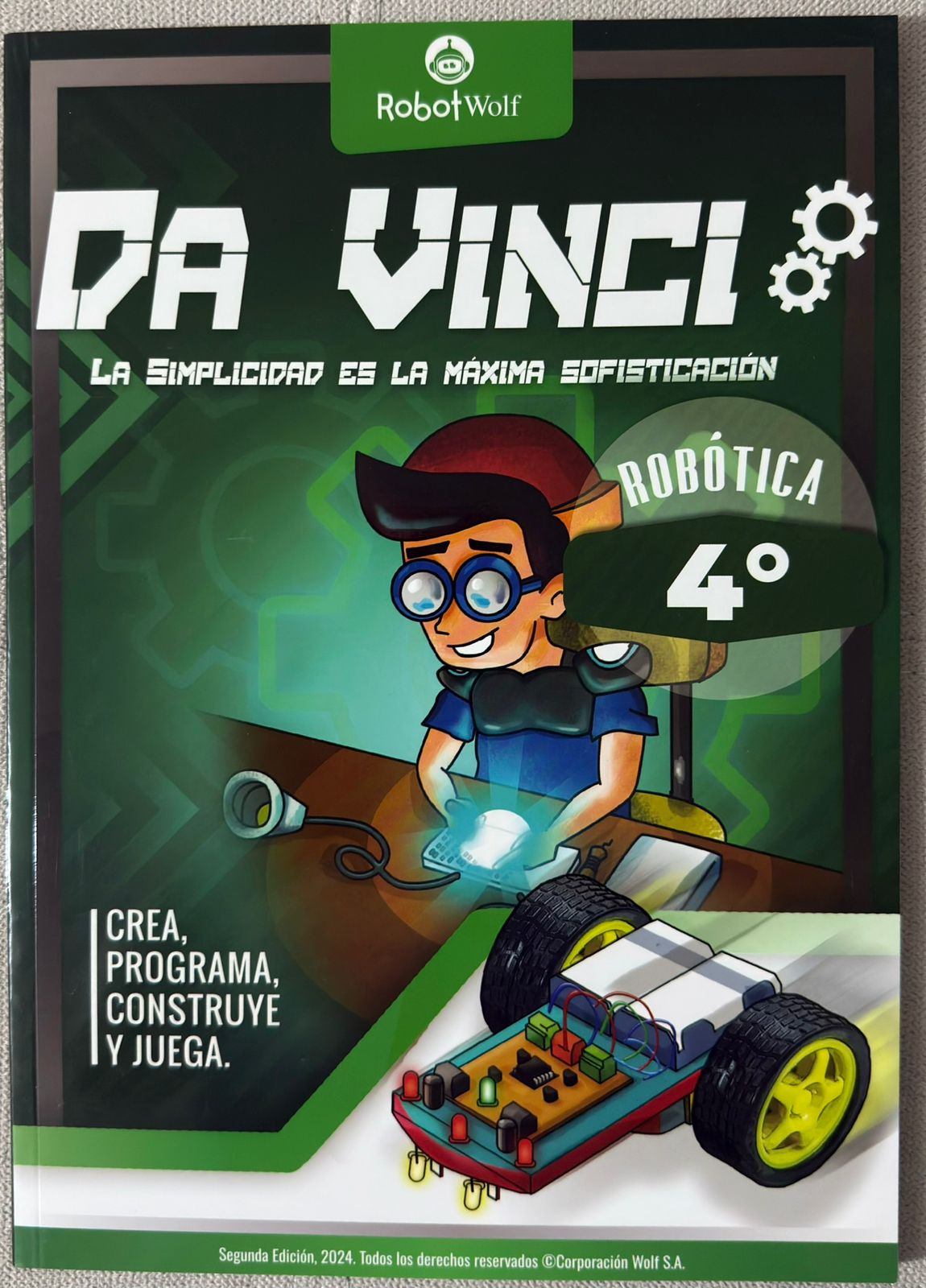 Libro RobotWolf Da Vinci
