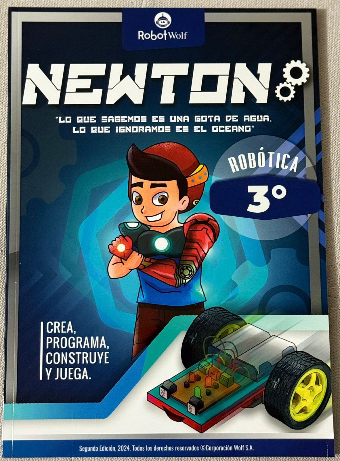 Libro RobotWolf Newton